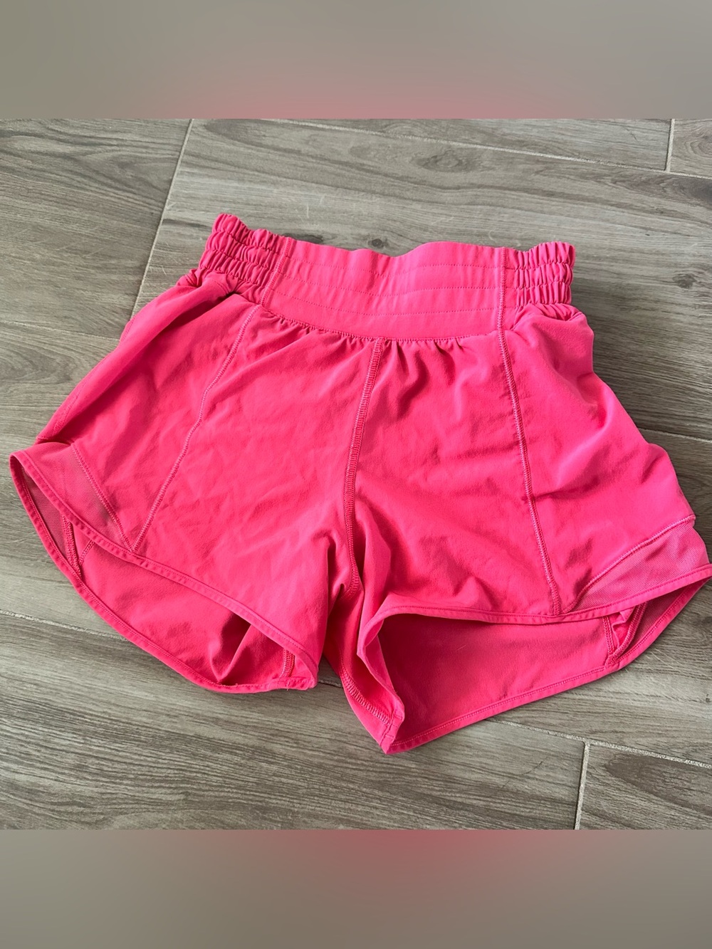 Hotty Hot High-Rise Lined Short 4" - Size 0/Glaze Pink